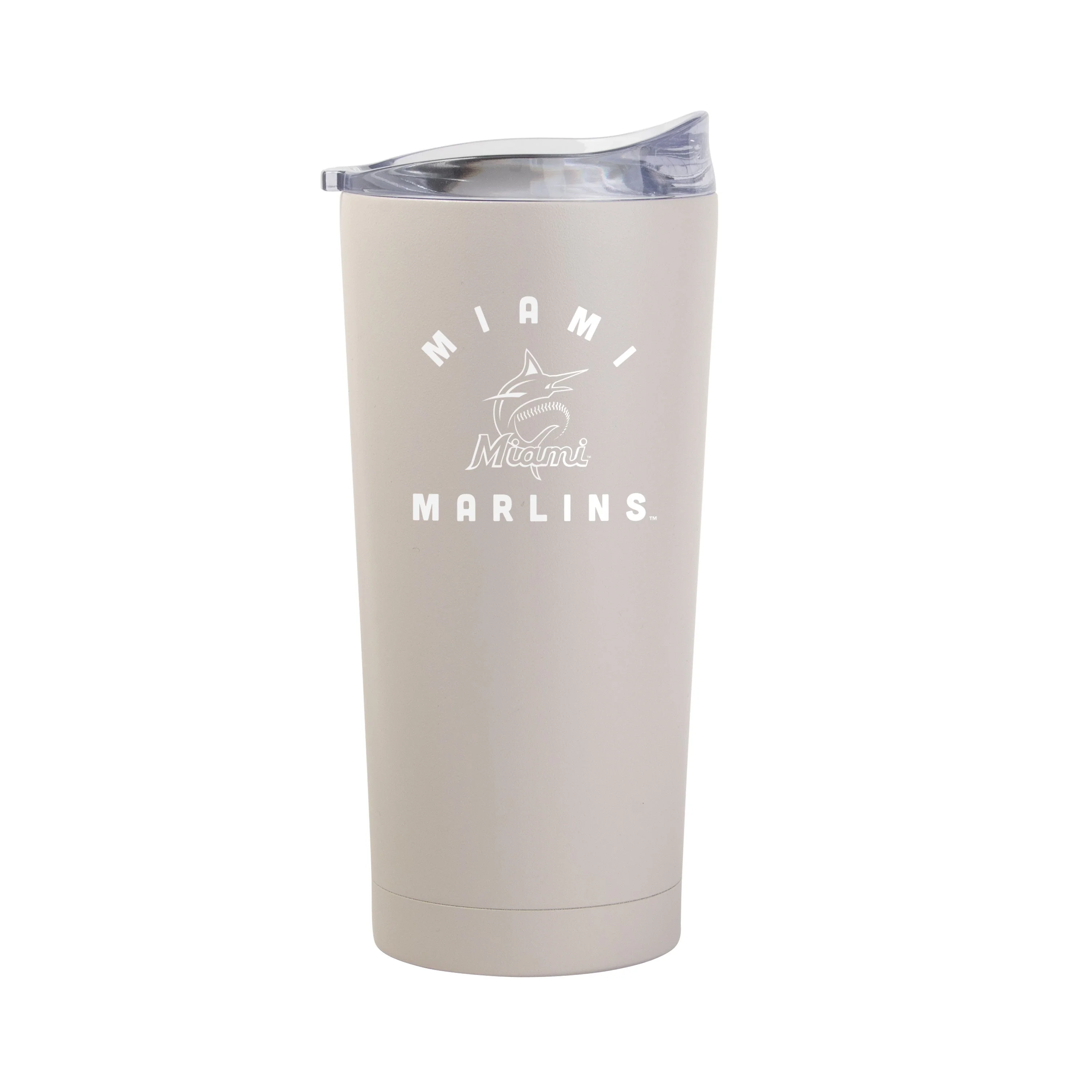 Miami Marlins 20oz Archway Sand Powder Coat Tumbler - Image 2