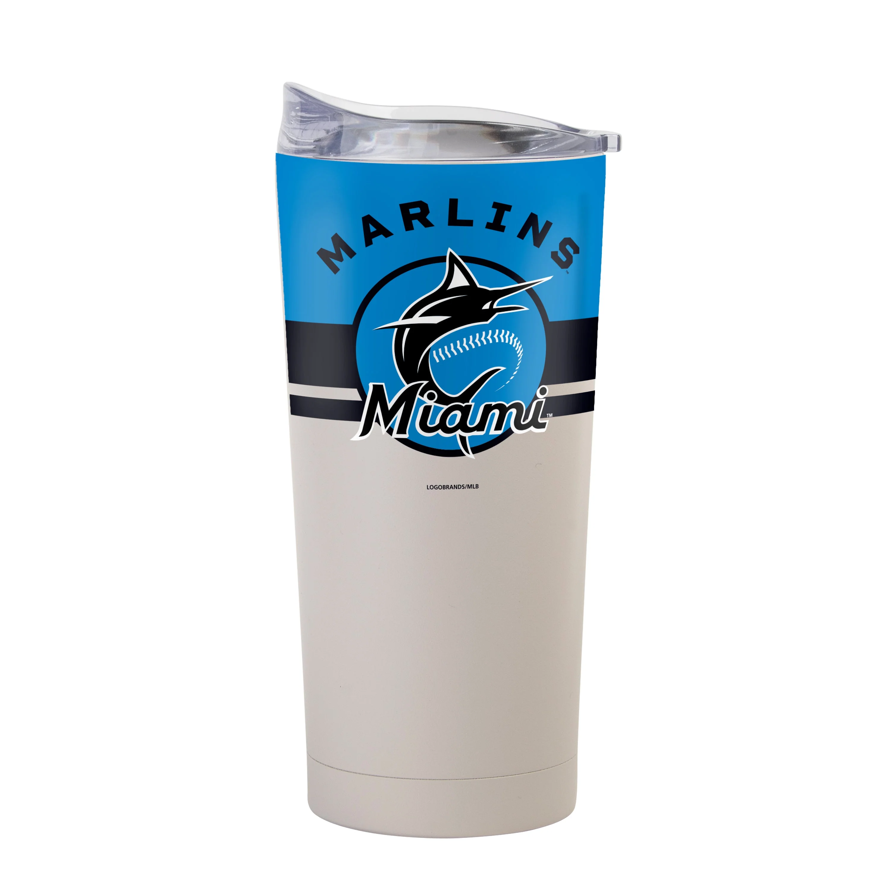 Miami Marlins 20oz Horizon Powder Coat Tumbler