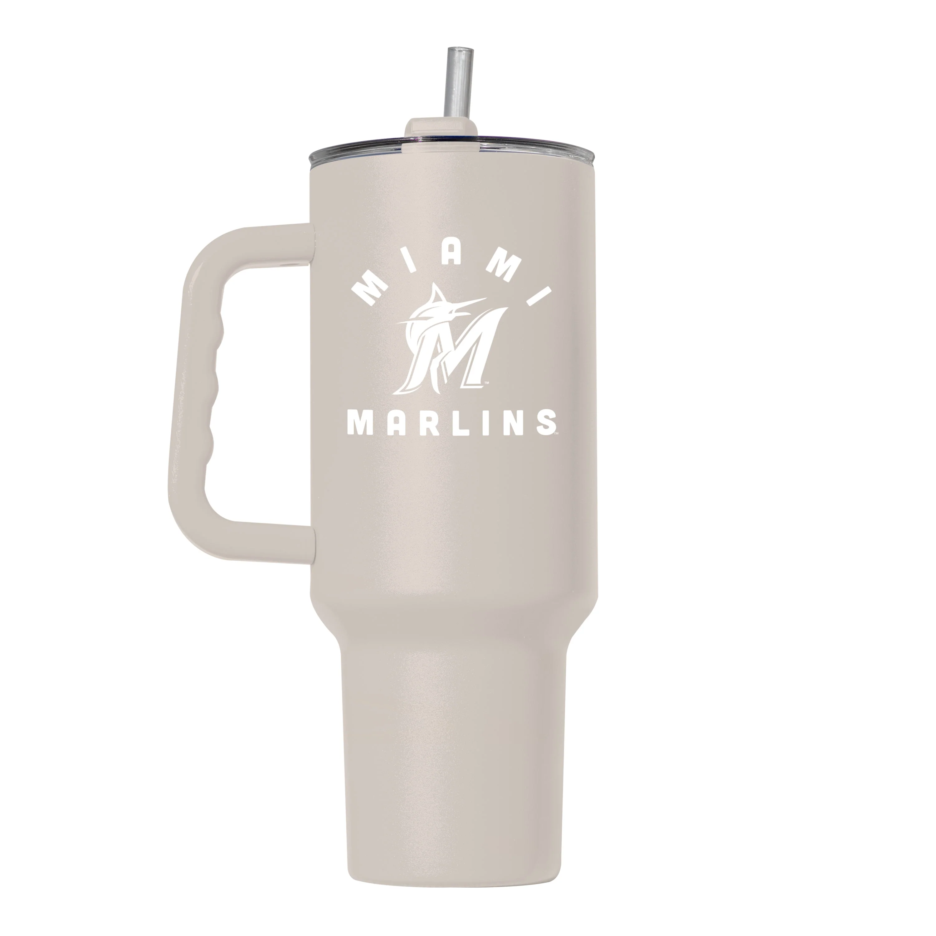 Miami Marlins 40oz Archway Powder Coat Tumbler - Image 2
