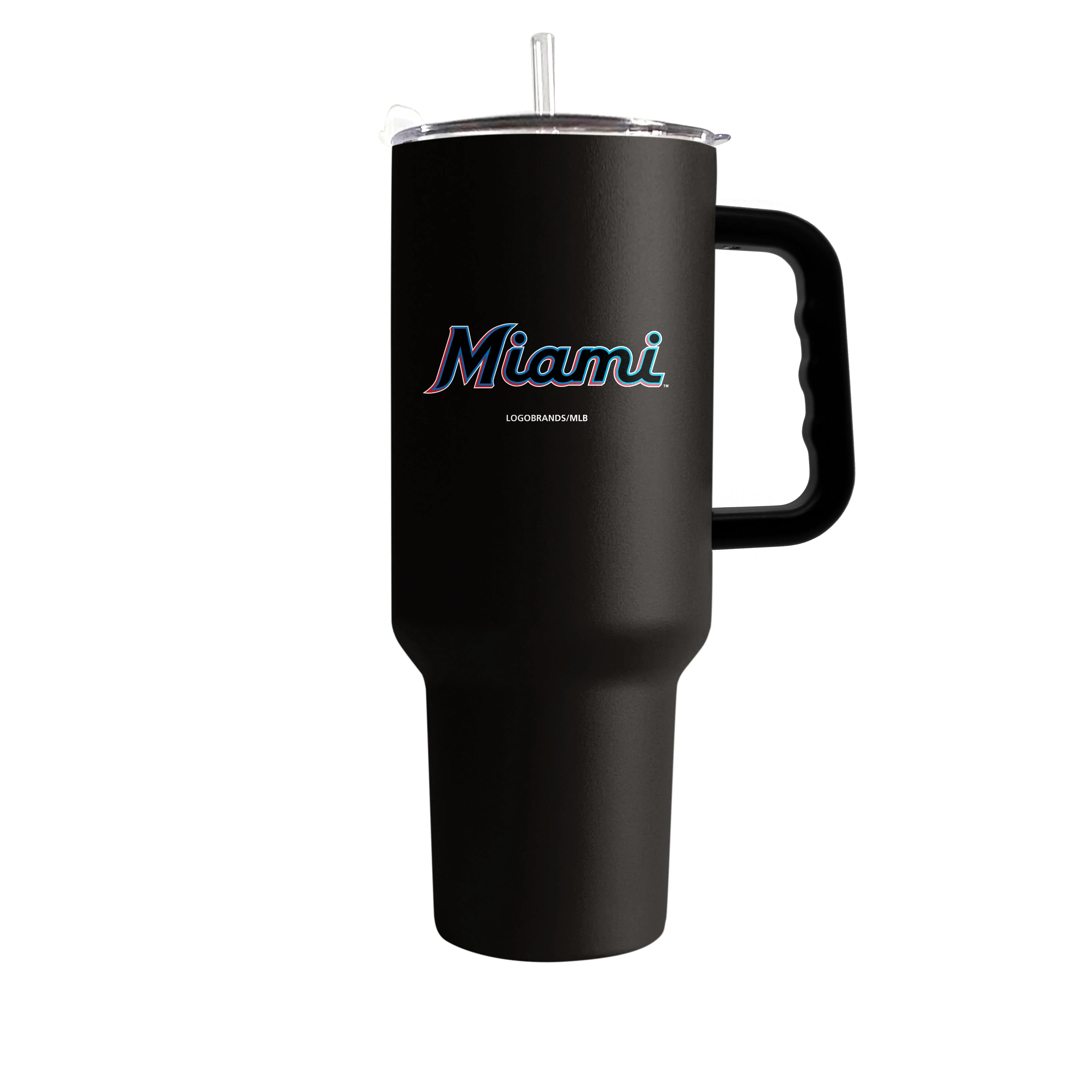 Miami Marlins 40oz Flipside Powder Coat Tumbler - Image 2