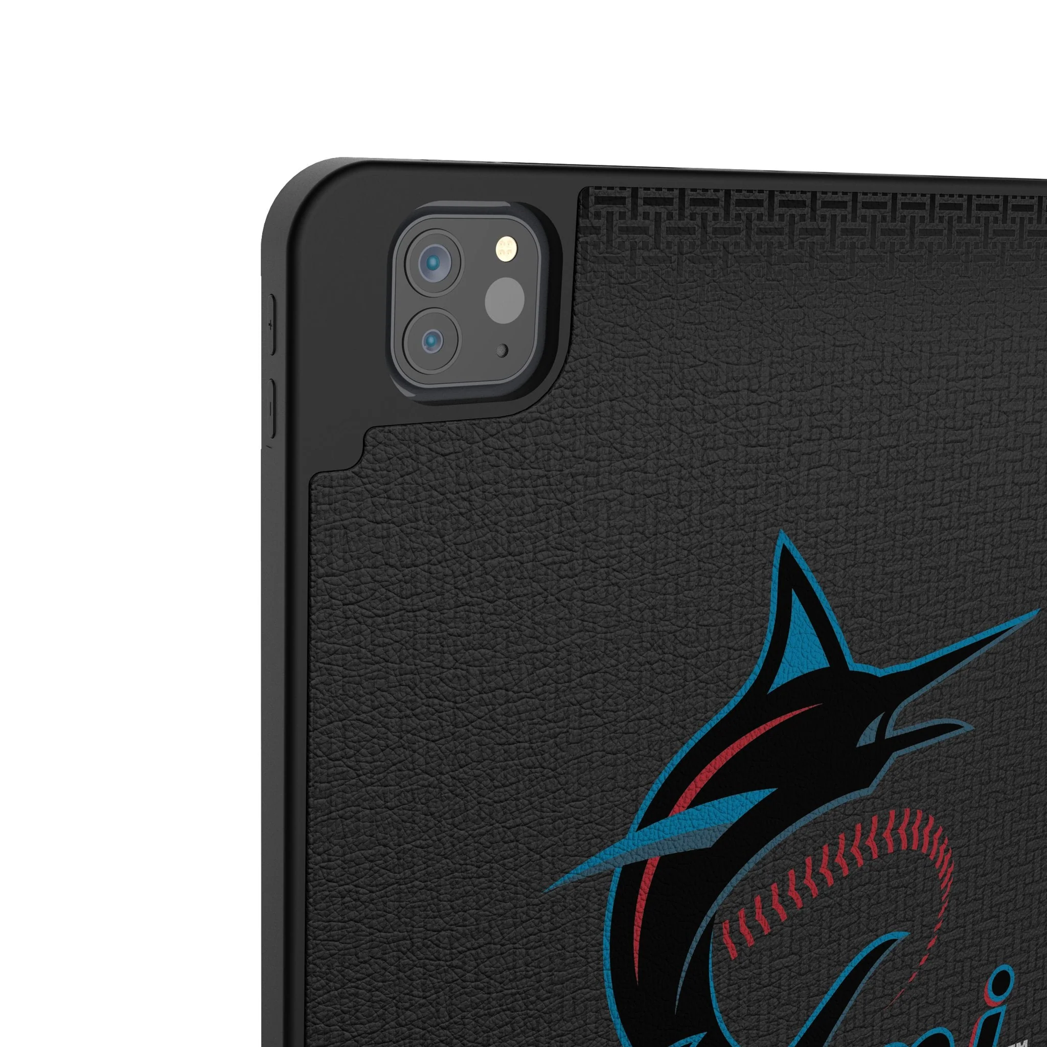 Miami Marlins Linen Tablet Case for Apple iPad - Image 3