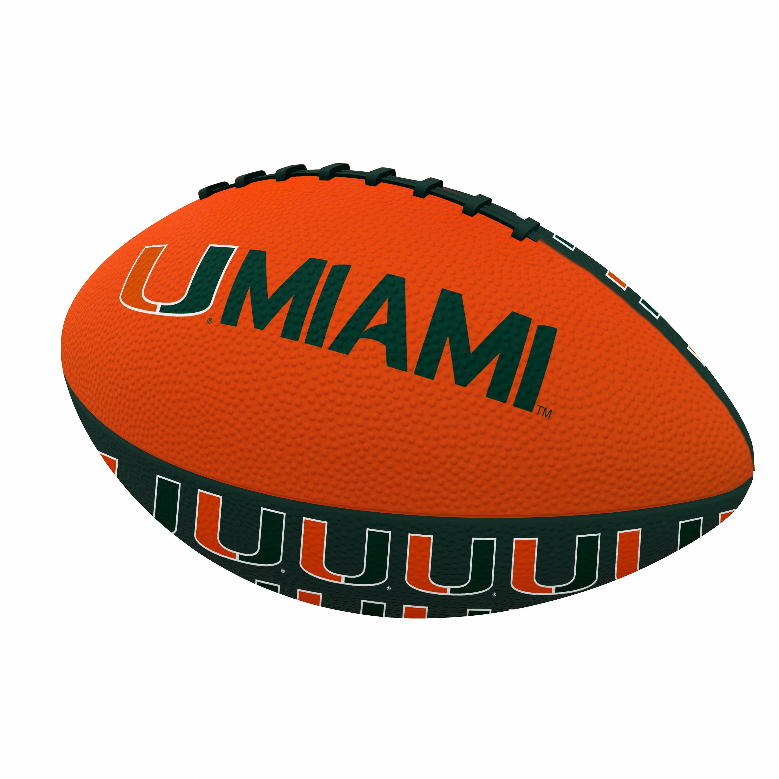Miami Repeating Mini-Size Rubber Football