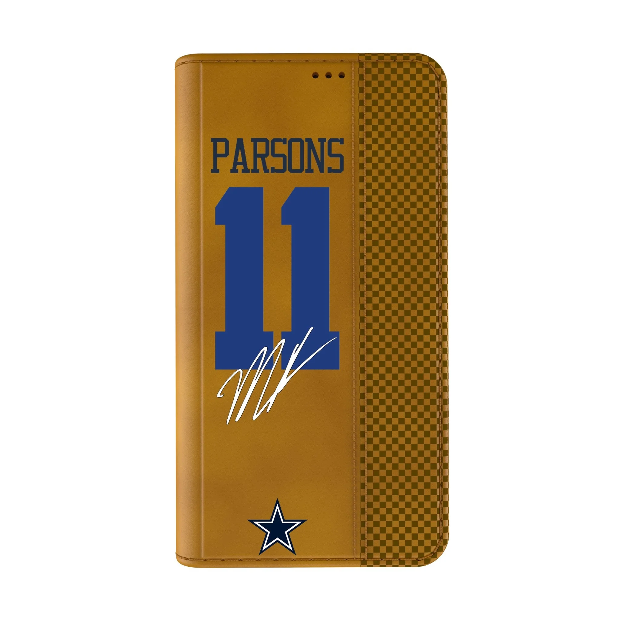 Micah Parsons Dallas Cowboys 11 Game Tactic Folio Phone Case for Apple iPhone - Image 2