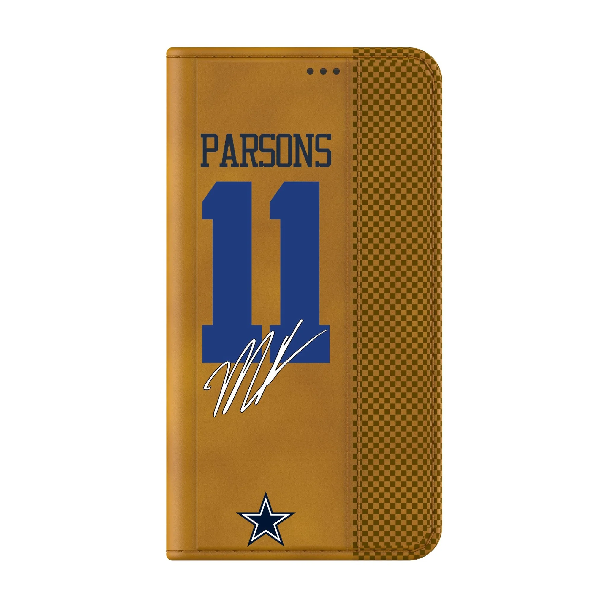 Micah Parsons Dallas Cowboys 11 Game Tactic Folio Phone Case for Samsung Galaxy - Image 2