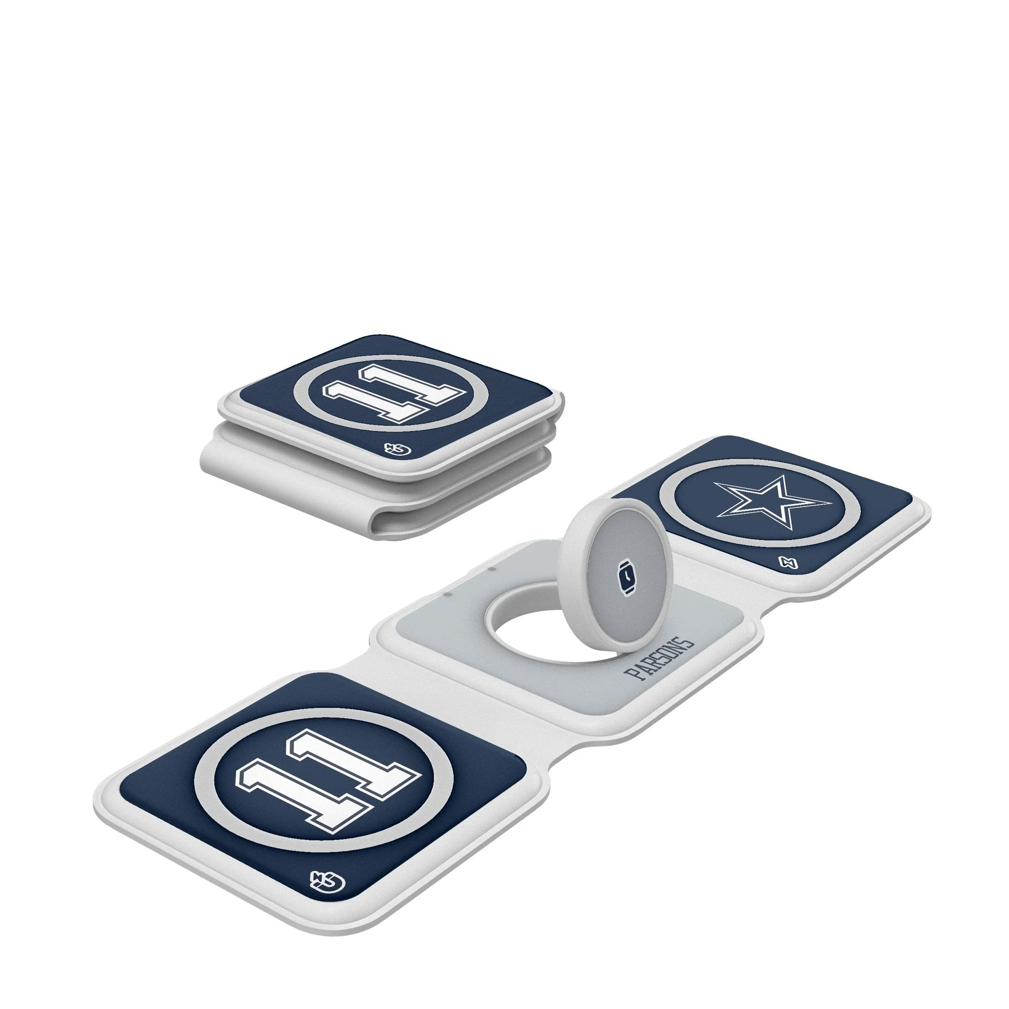 Micah Parsons Dallas Cowboys 11 Ready Foldable 3 in 1 Charger