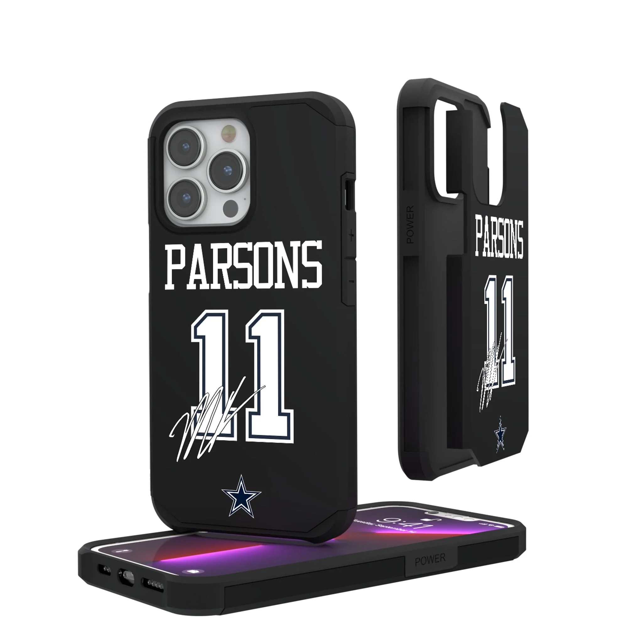 Micah Parsons Dallas Cowboys 11 Ready Rugged Phone Case