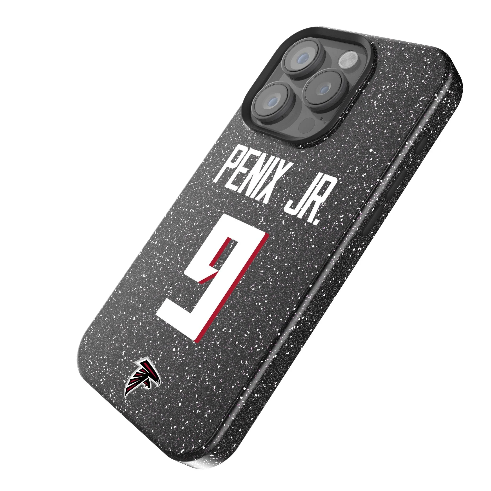 Michael Penix Jr. Atlanta Falcons 9 Game Tactic Bling Phone Case for Apple iPhone - Image 2