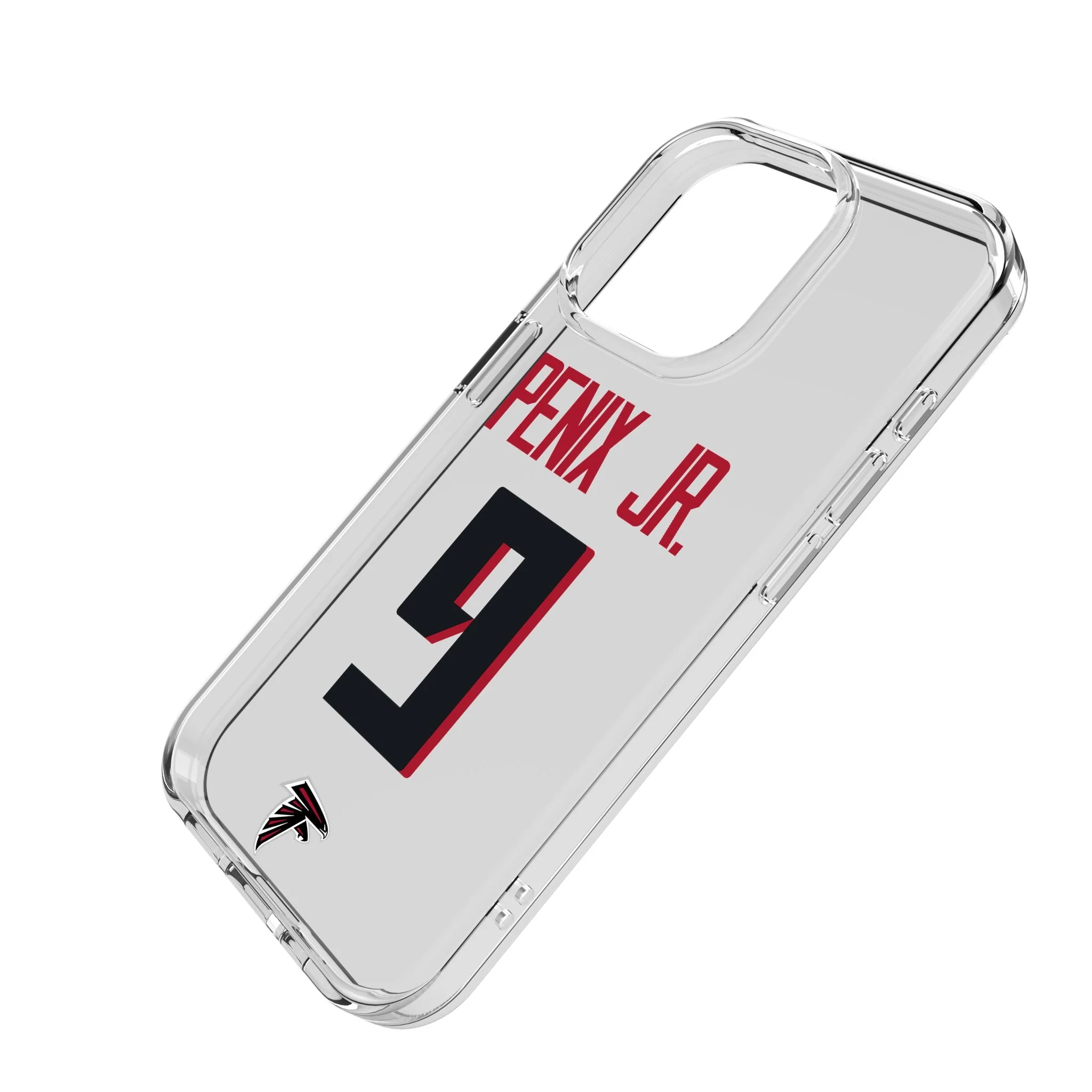 Michael Penix Jr. Atlanta Falcons 9 Game Tactic Clear Phone Case for Apple iPhone - Image 2