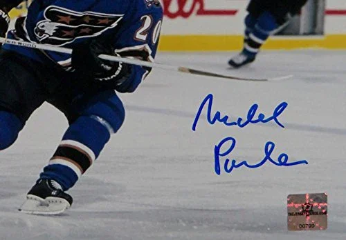 Michael Pivonka Signed Capitals 8x10 Blue Jersey Photo- Jersey Source Auth - Image 2