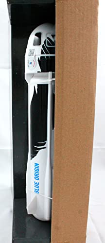 Michael Strahan Autographed Blue Origin Mini Rocket-Beckett W Hologram Black - Image 4