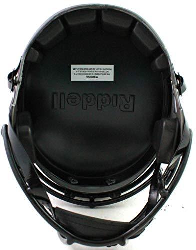 Michael Strahan Autographed New York Giants F/S Eclipse Speed Helmet - Beckett W Auth silver - Image 2