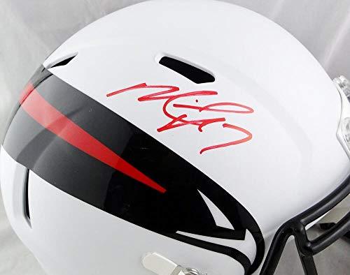 Michael Vick Autographed Atlanta Falcons F/S AMP Speed Helmet - PSA Auth Red - Image 2