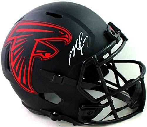 Michael Vick Autographed Atlanta Falcons F/S Eclipse Speed Helmet - JSA WWhite