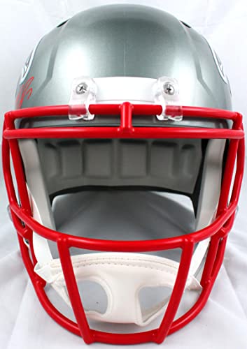 Michael Vick Autographed Atlanta Falcons F/S Flash Speed Helmet-Beckett W Hologram Red - Image 6