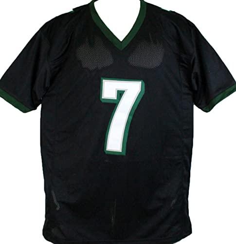 Michael Vick Autographed Black Pro Style Jersey - JSA W Black - Image 2