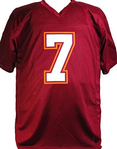 Michael Vick Autographed College Style Jersey - JSA W Auth 7 - Image 2