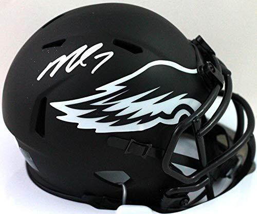 Michael Vick Autographed Eagles Eclipse Speed Mini Helmet- JSA W Auth Silver