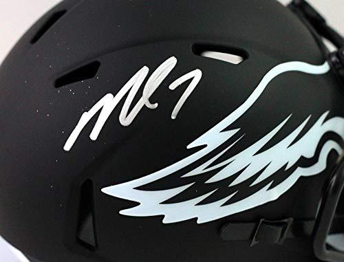 Michael Vick Autographed Eagles Eclipse Speed Mini Helmet- JSA W Auth Silver - Image 2