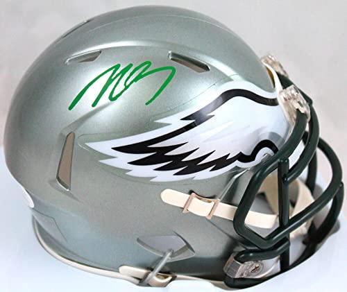 Michael Vick Autographed Eagles Flash Speed Mini Helmet- JSA W Auth Green