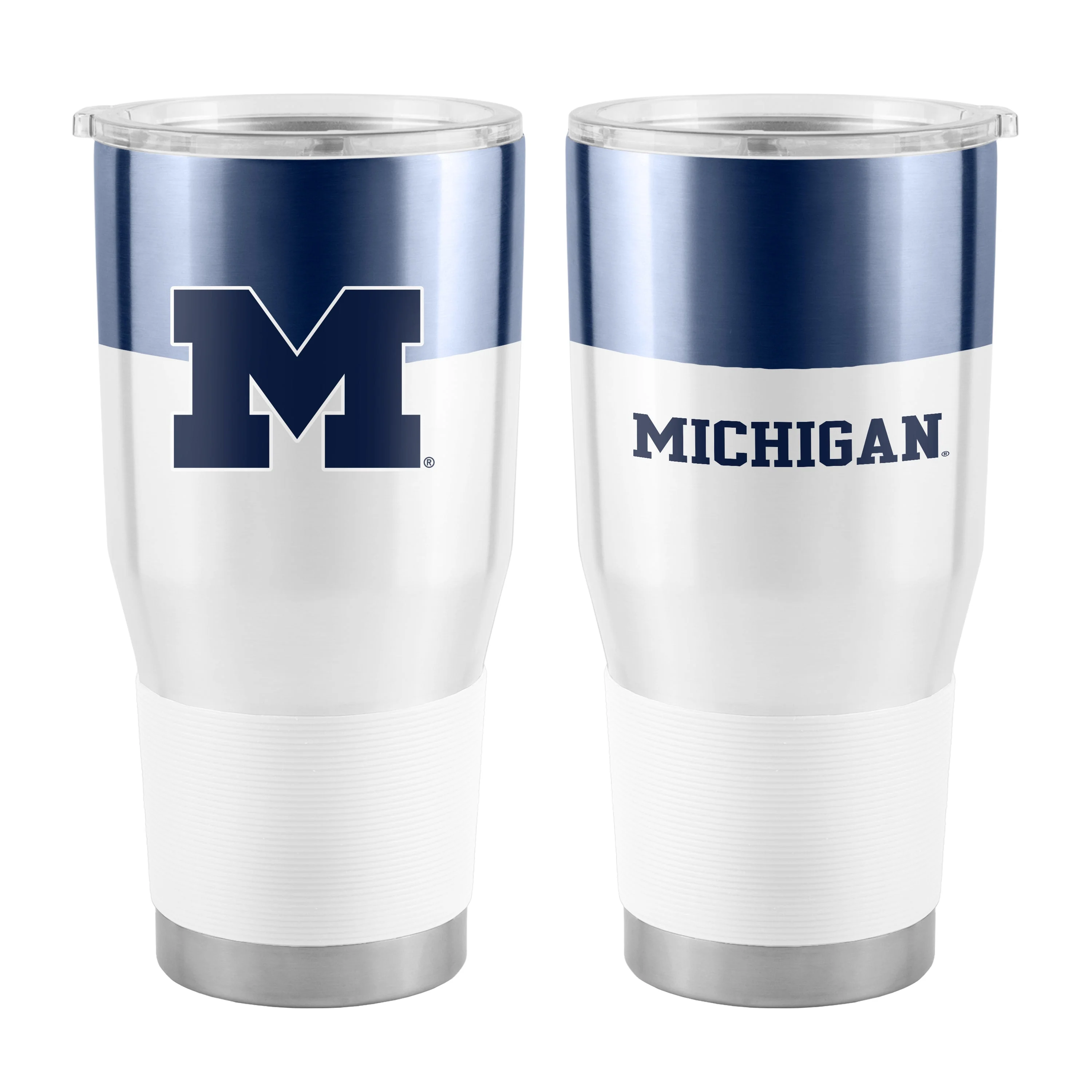 Michigan 30oz Colorblock Stainless Tumbler