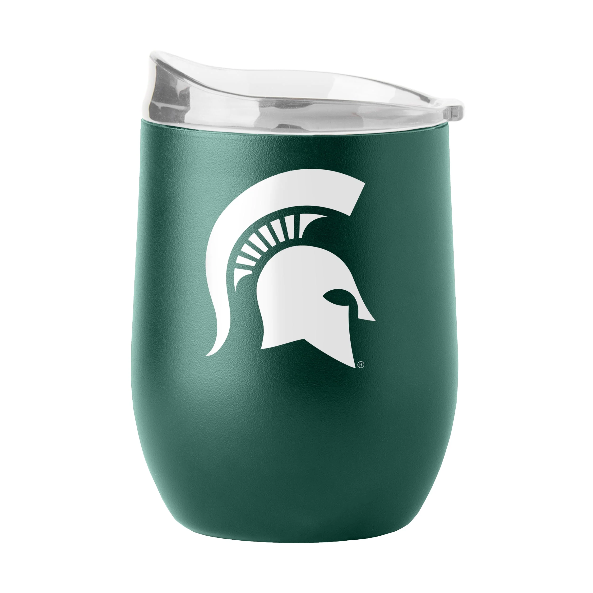 Michigan State 16oz Flipside Powder Coat Curved Beverage