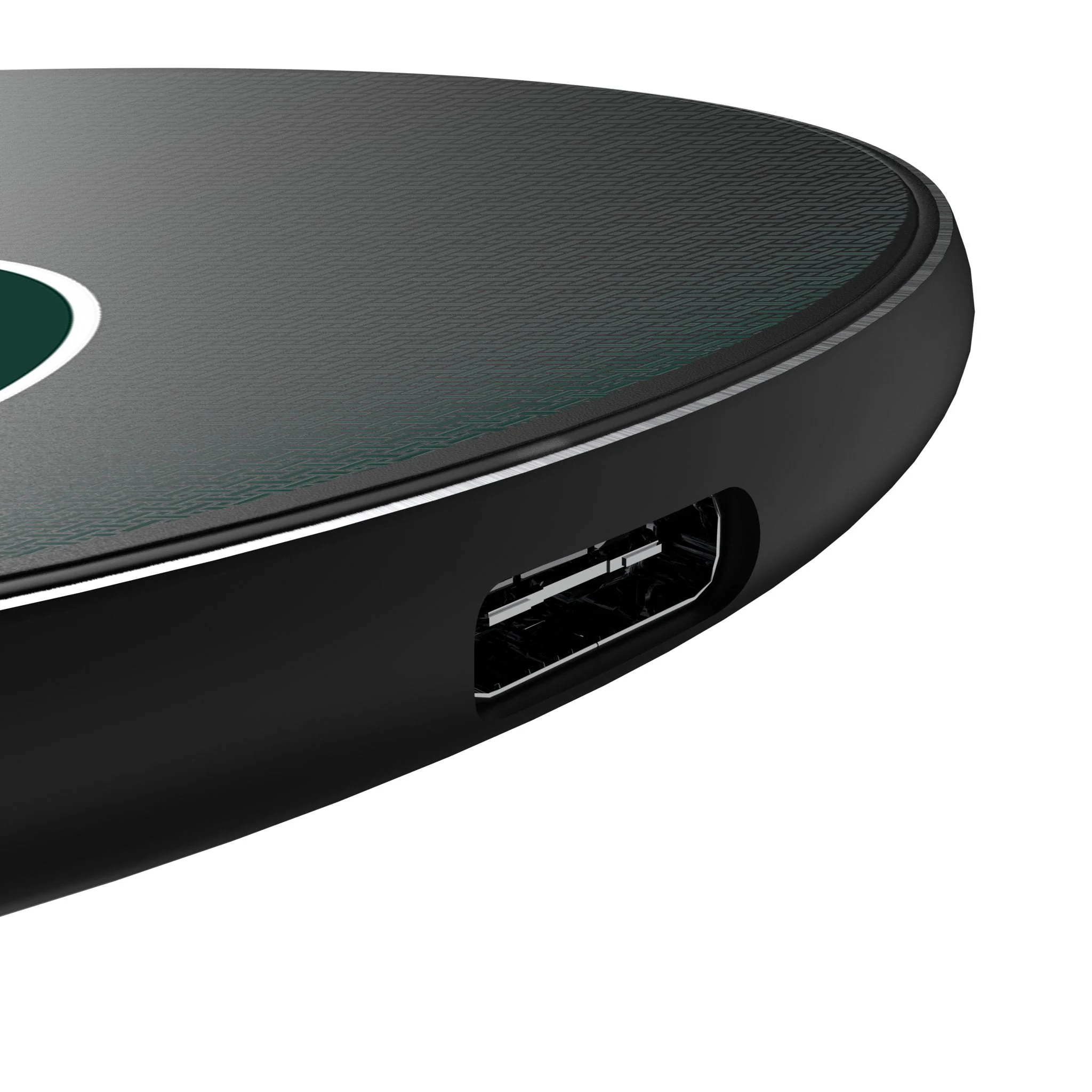 Michigan State University Spartans Linen 15-Watt Wireless Charger - Image 3
