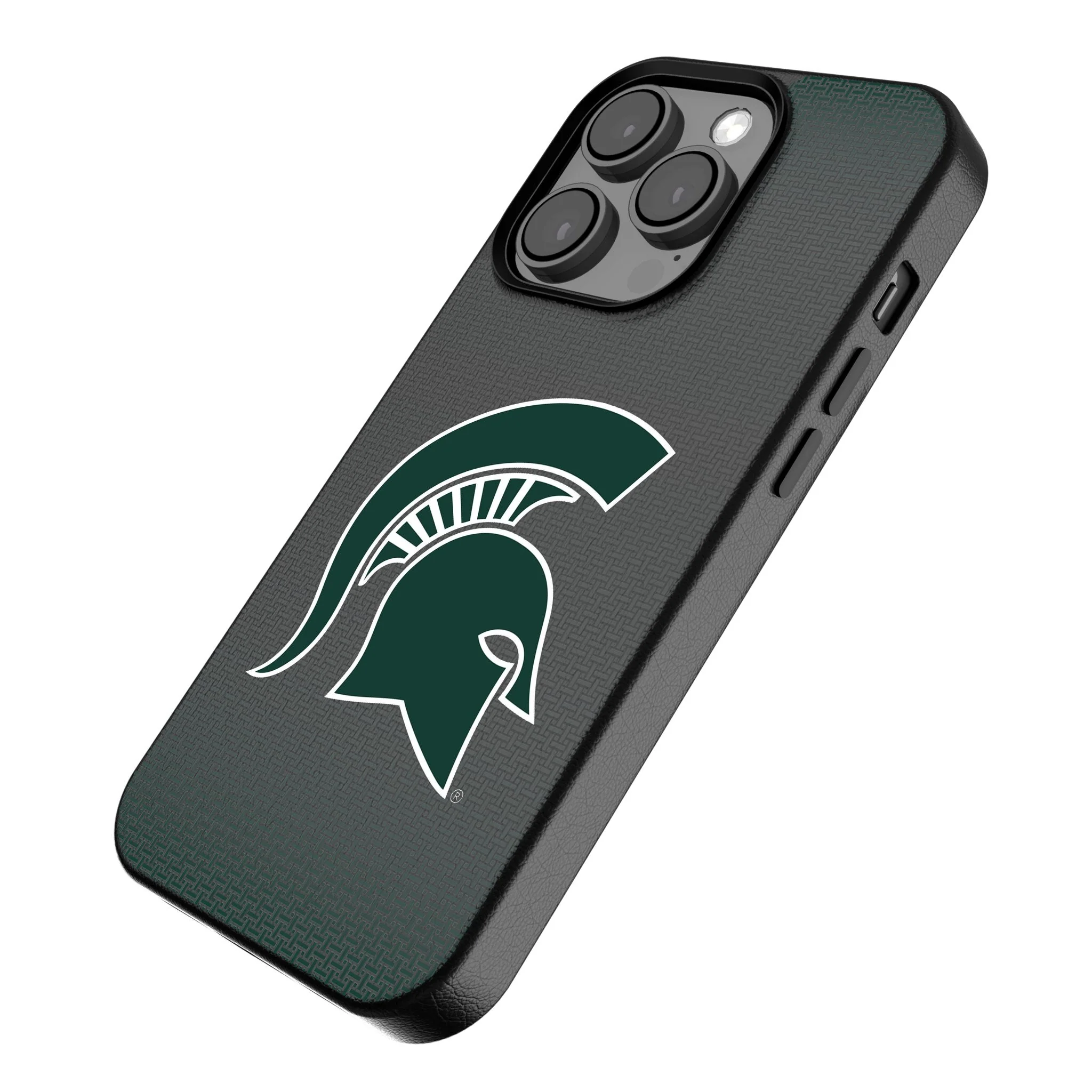Michigan State University Spartans Linen MagSafe Compatible Phone Case for Apple iPhone - Image 2