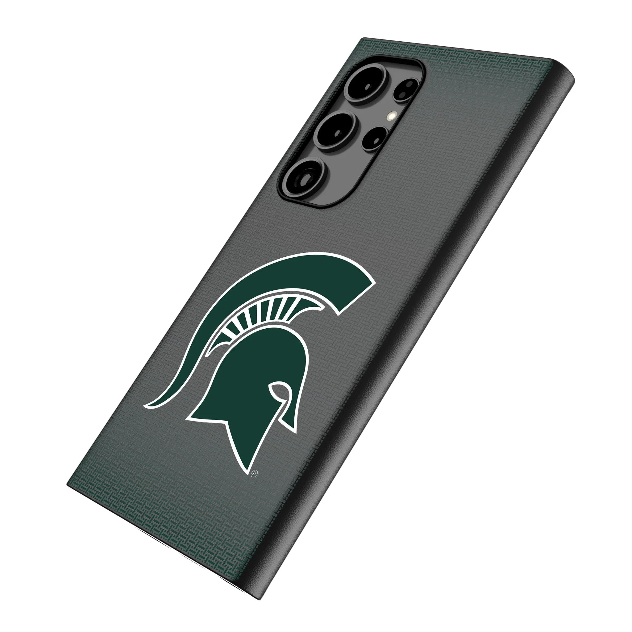 Michigan State University Spartans Linen MagSafe Compatible Phone Case for Samsung Galaxy - Image 2