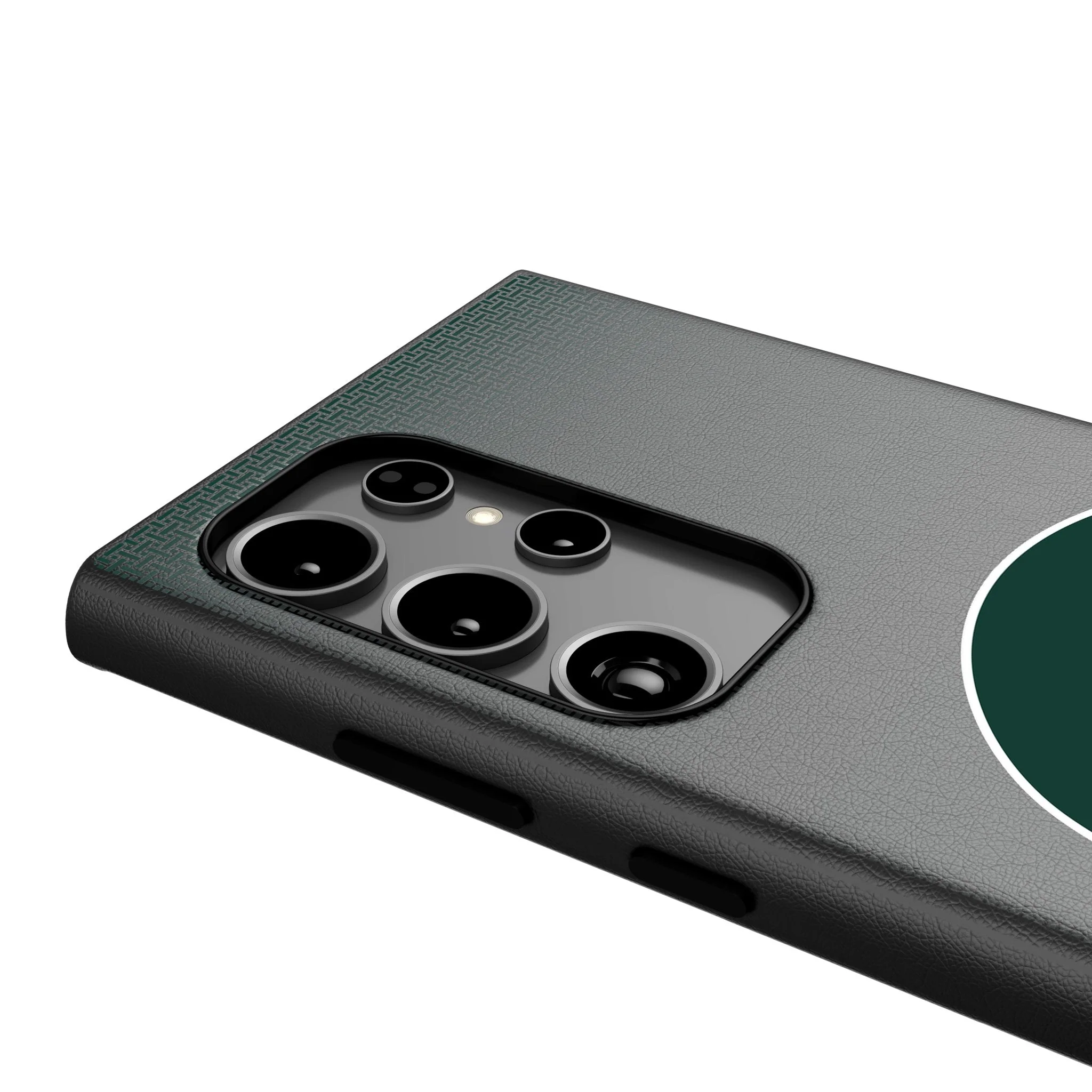 Michigan State University Spartans Linen MagSafe Compatible Phone Case for Samsung Galaxy - Image 4