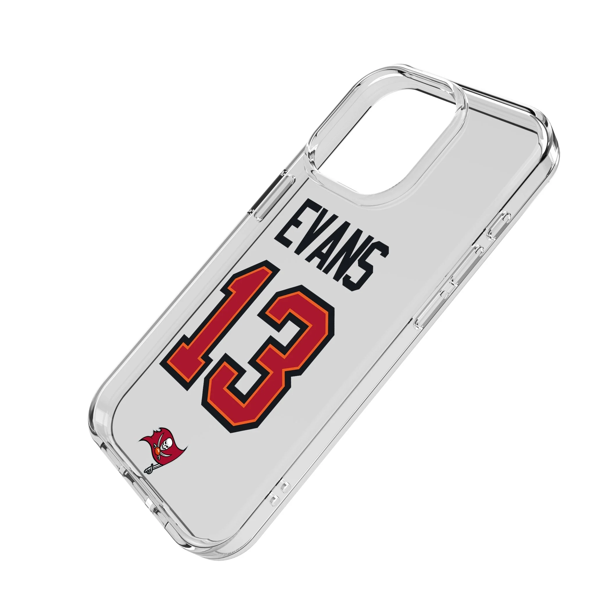 Mike Evans Tampa Bay Buccaneers 13 Game Tactic Clear Phone Case for Apple iPhone - Image 2