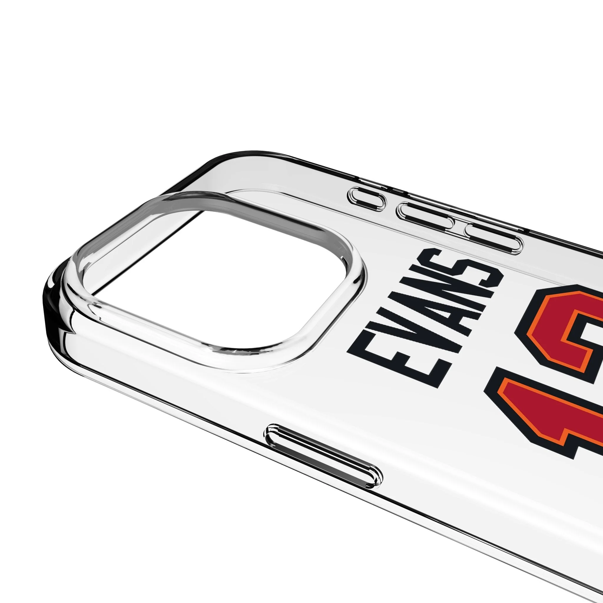 Mike Evans Tampa Bay Buccaneers 13 Game Tactic Clear Phone Case for Apple iPhone - Image 3