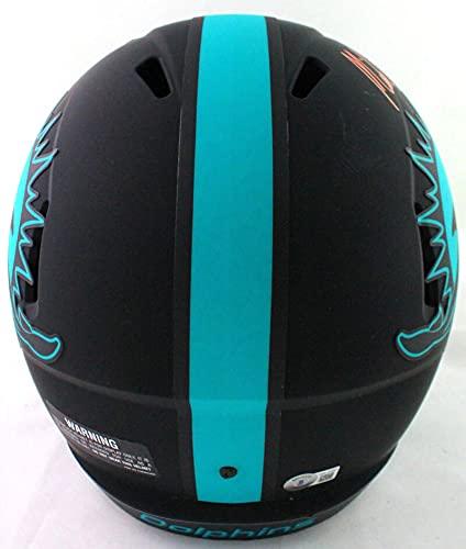 Mike Gesicki Autographed Miami Dolphins Eclipse Speed FS Helmet-Beckett WOrange - Image 3