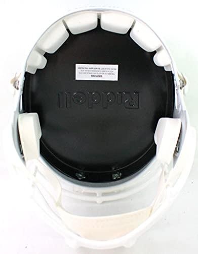 Mike Gesicki Autographed Miami Dolphins Speed F/S Helmet- Beckett W Black - Image 2