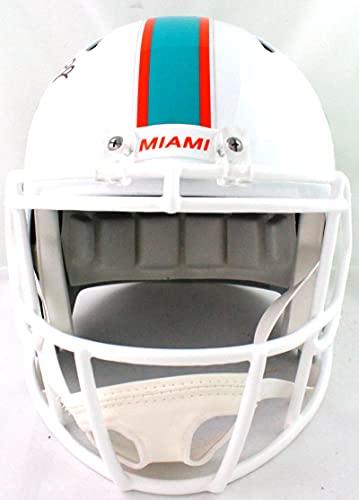 Mike Gesicki Autographed Miami Dolphins Speed F/S Helmet- Beckett W Black - Image 4