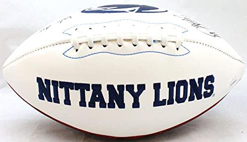 Miles Sanders Autographed Penn State Nittany Lions Logo Football w/Insc- JSA W - Image 2