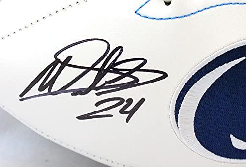 Miles Sanders Autographed Penn State Nittany Lions Logo Football w/Insc- JSA W - Image 4