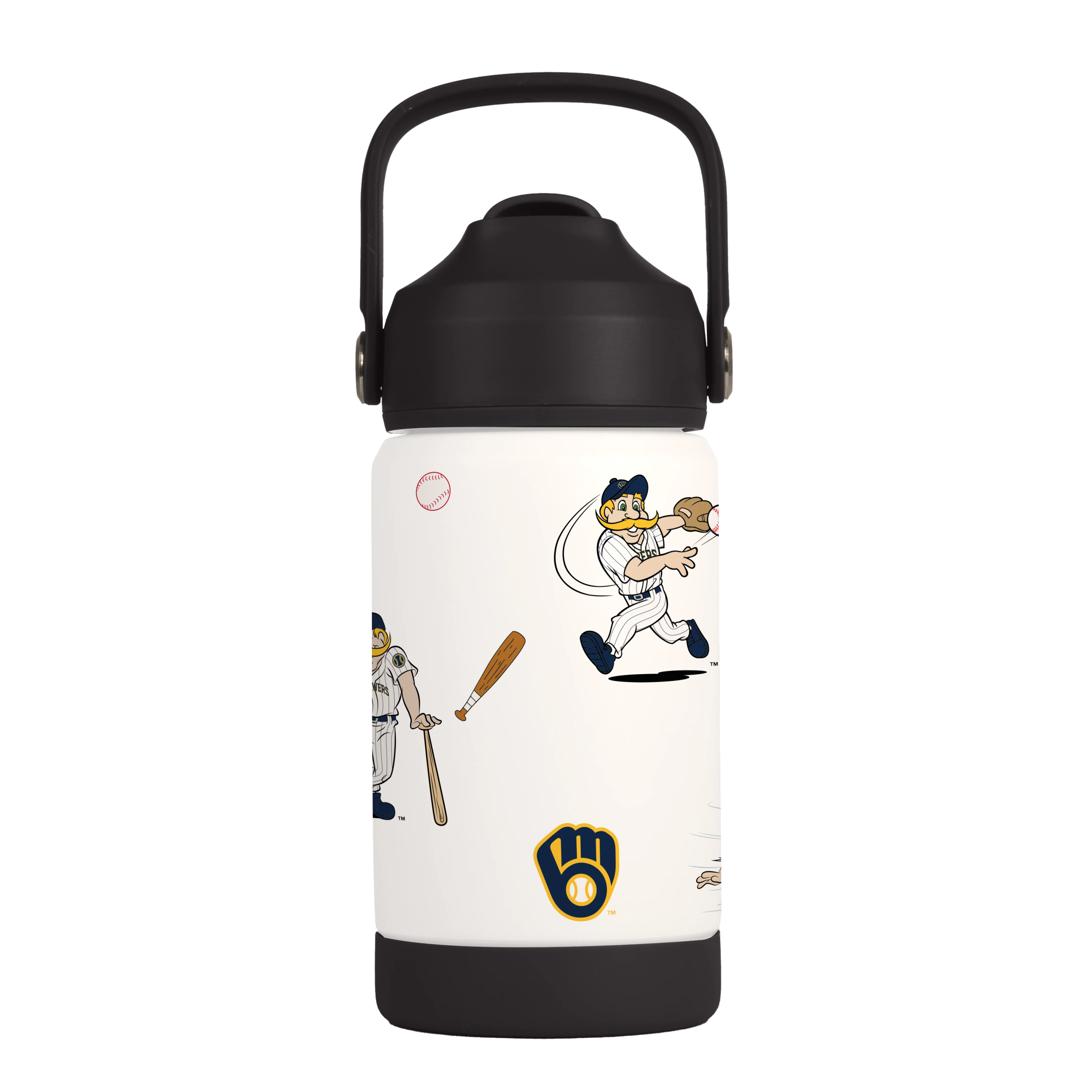 Milwaukee Brewers 12oz Mascot SS Kids Bottle - Image 2