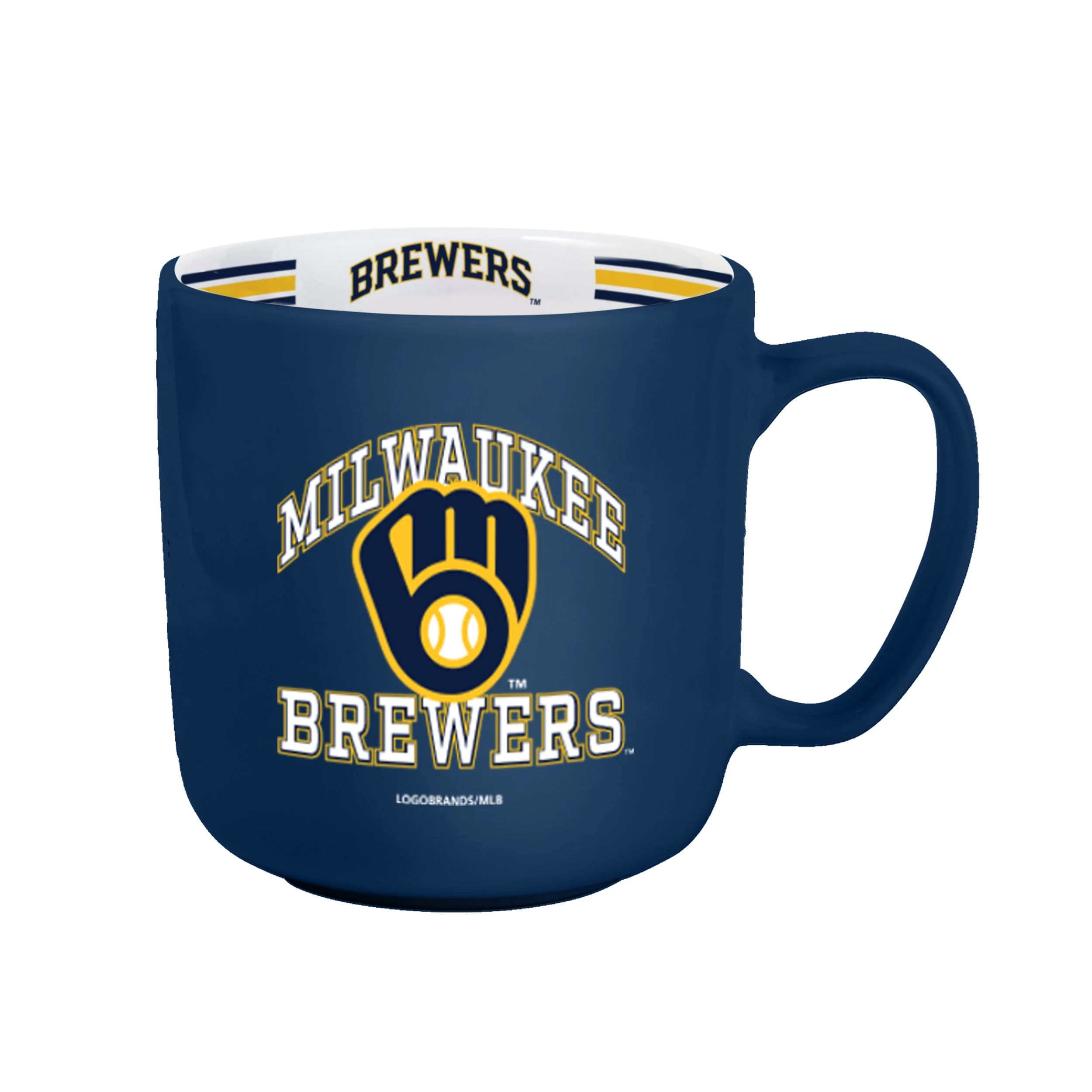 Milwaukee Brewers 15oz Stripe Mug - Image 2