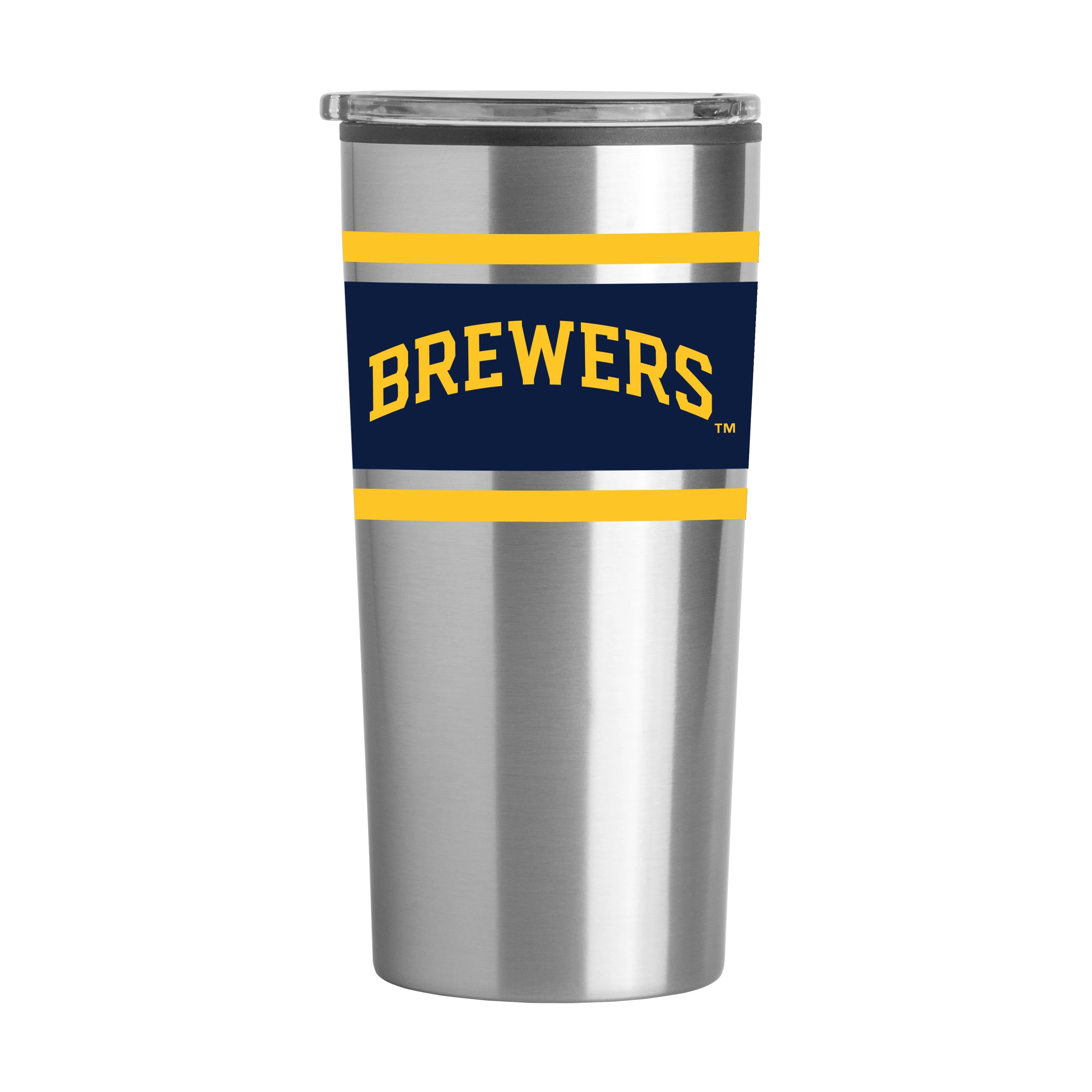 Milwaukee Brewers 20oz Stripe Fusion Tumbler - Image 2