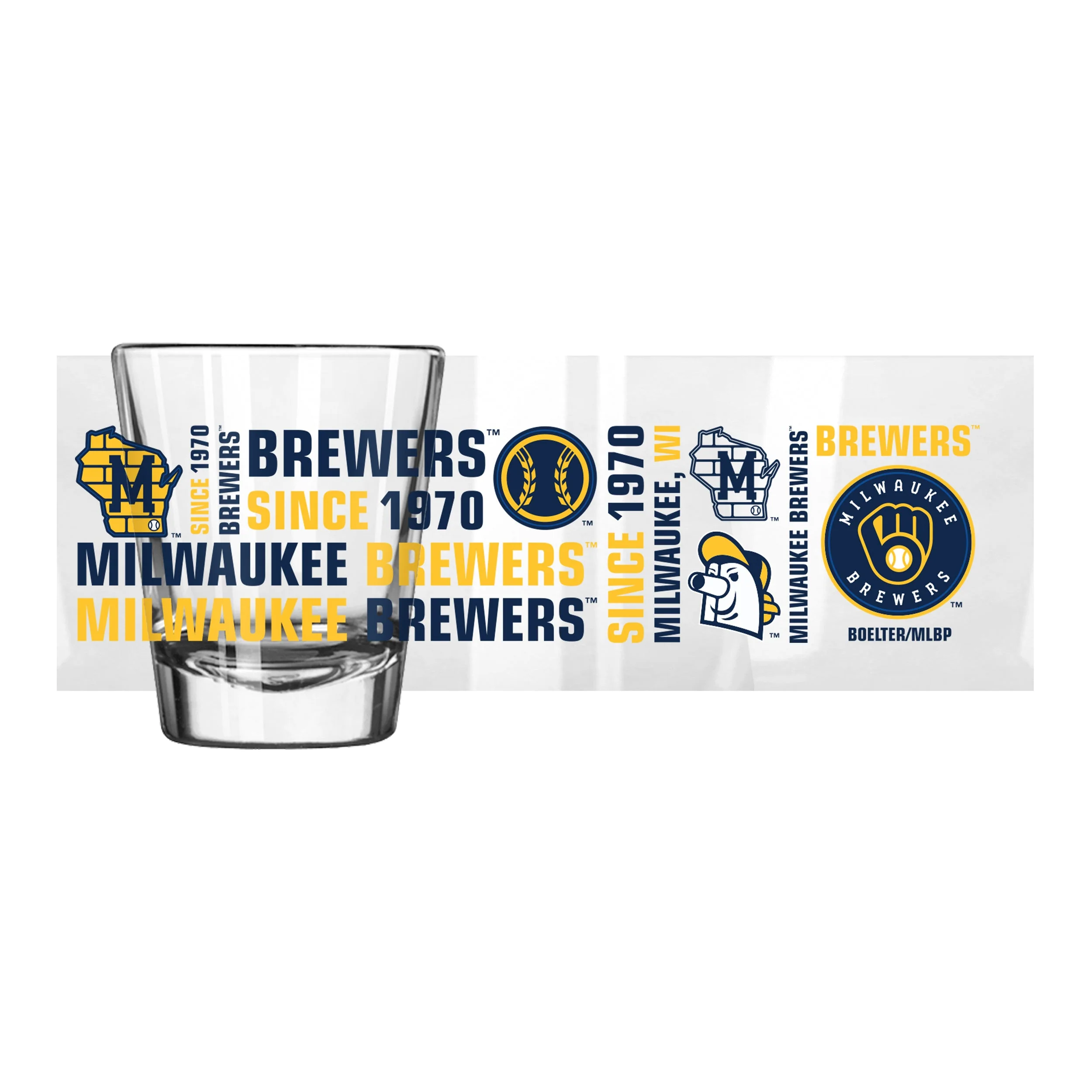Milwaukee Brewers 2oz Spirit Shot Glass - Image 2