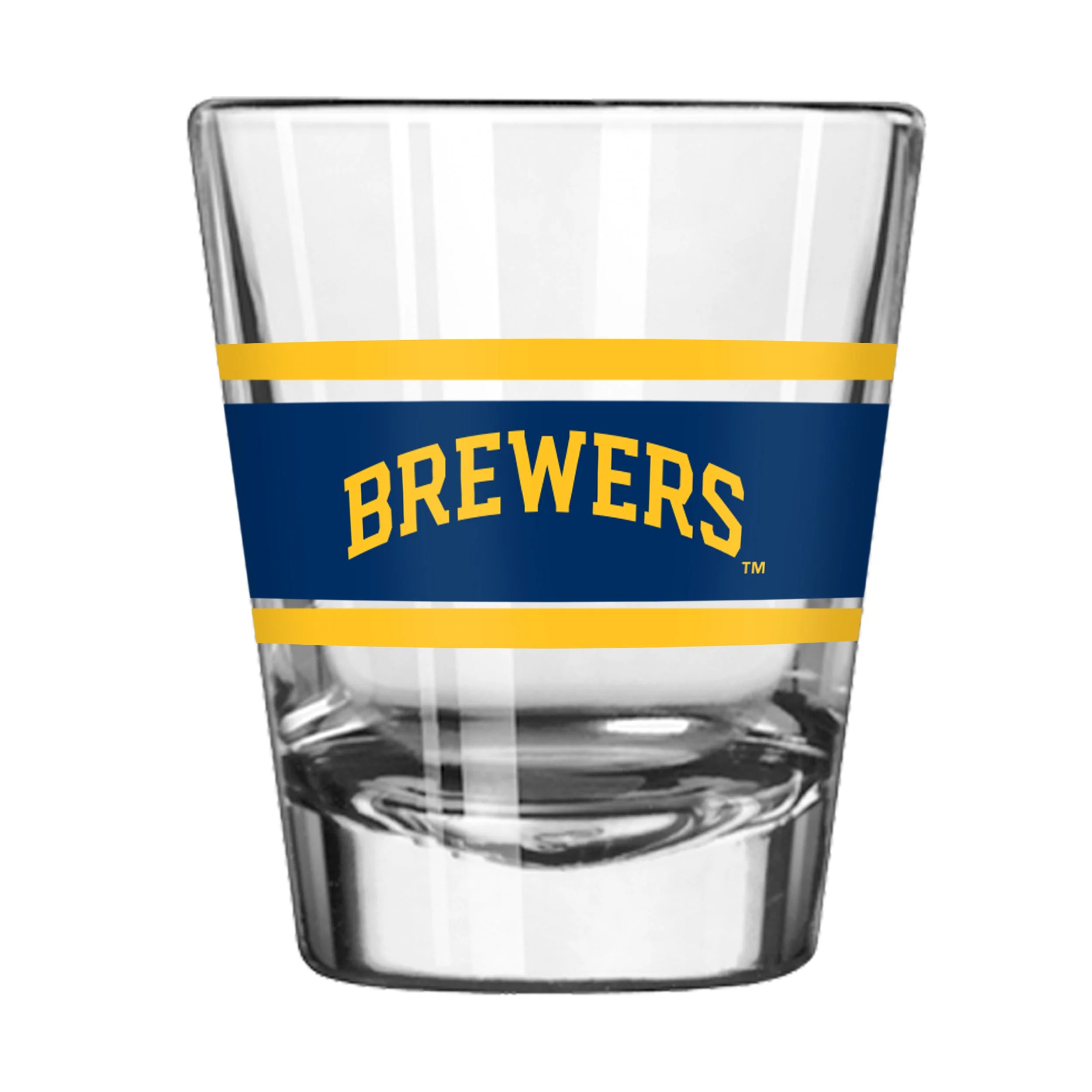 Milwaukee Brewers 2oz Stripe Shot Glass
