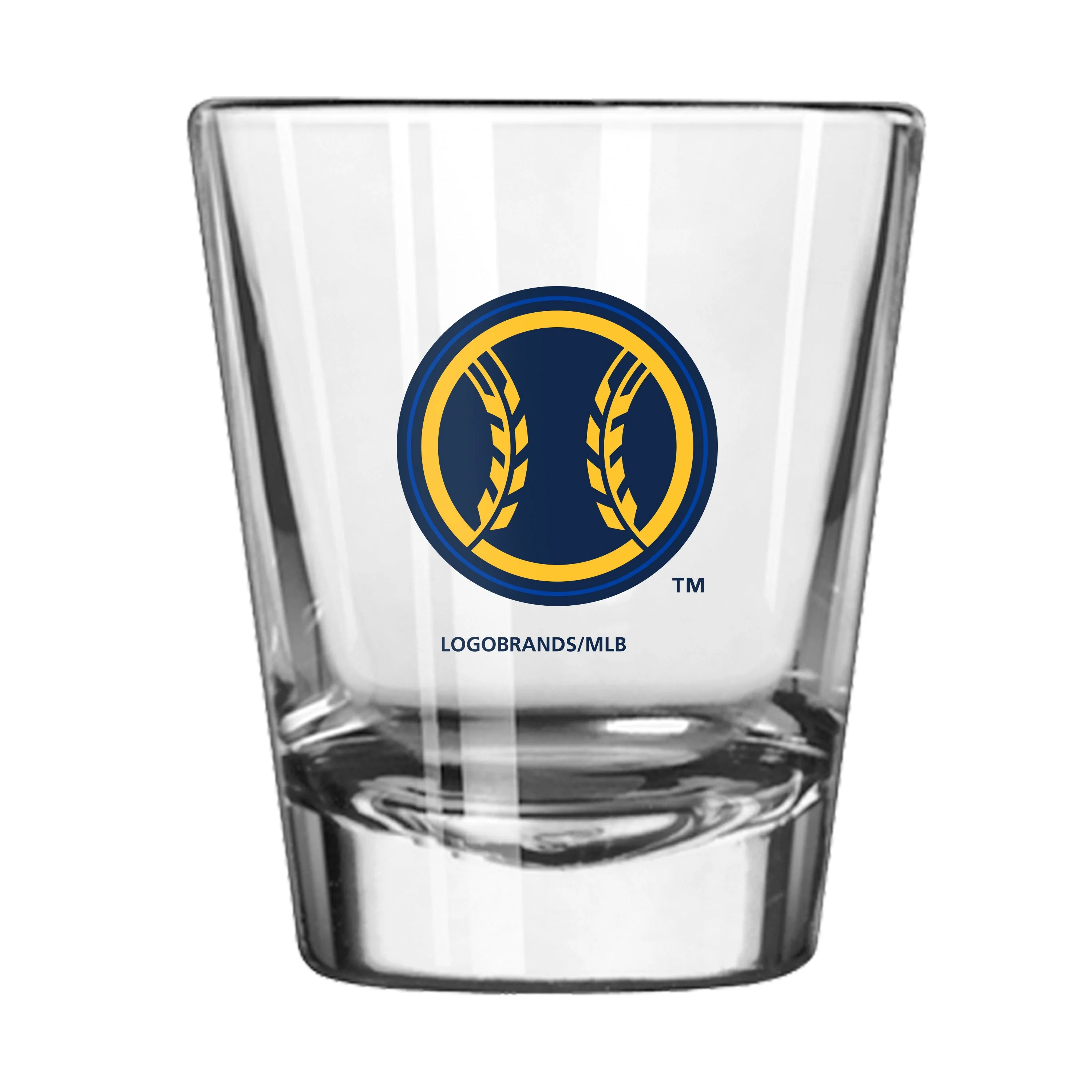 Milwaukee Brewers 2oz Wheat Ball Shot Glass