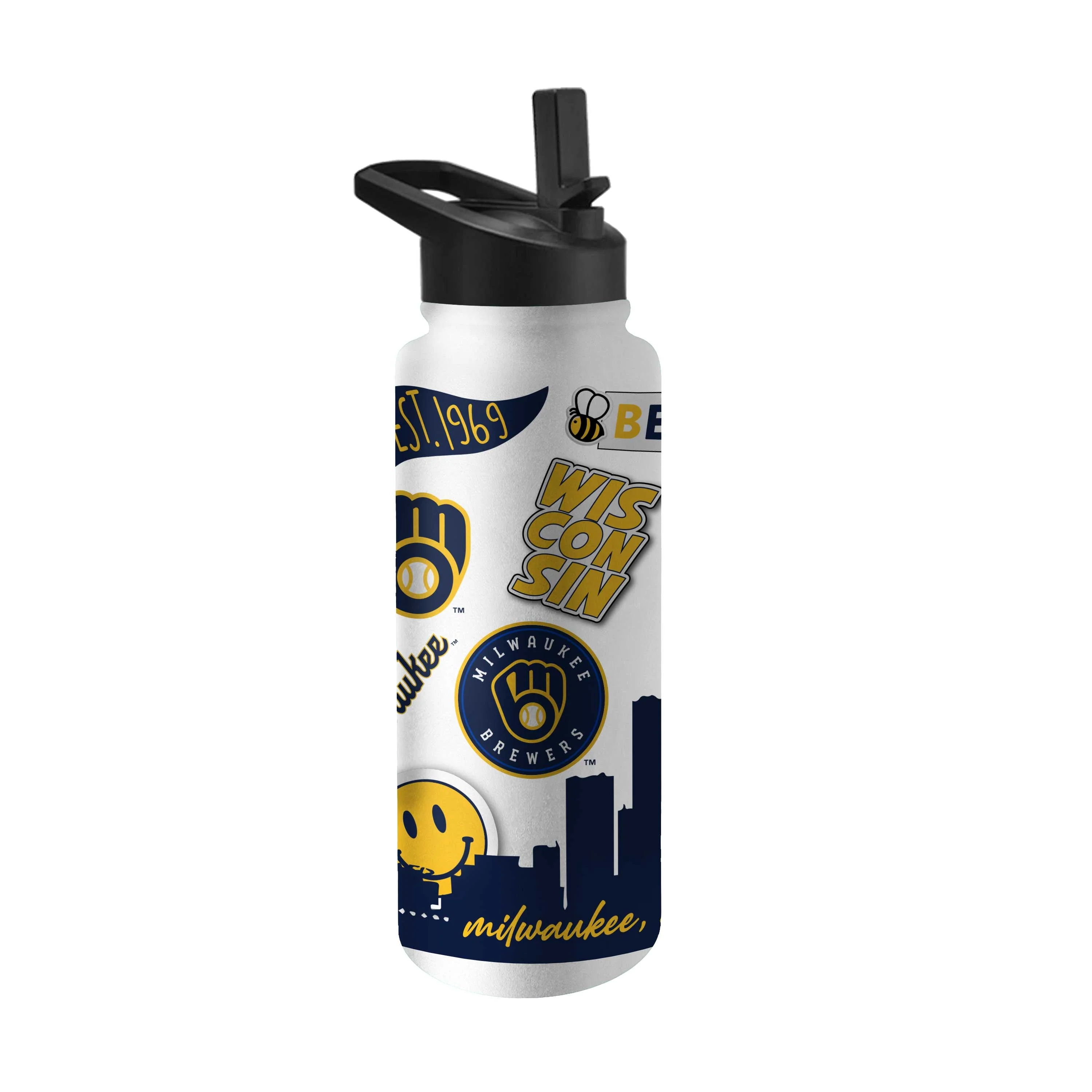 Milwaukee Brewers 34oz Native Quencher Bottle - Image 2