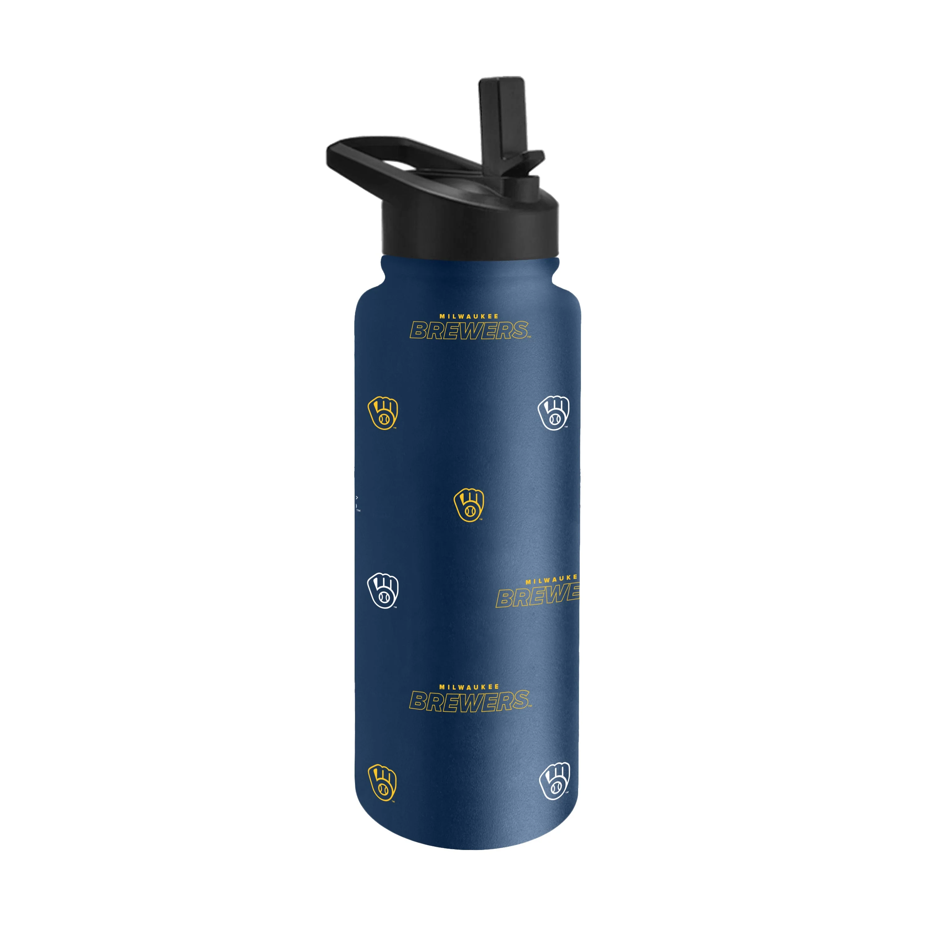 Milwaukee Brewers 34oz Step And Repeat Quencher Bottle - Image 2