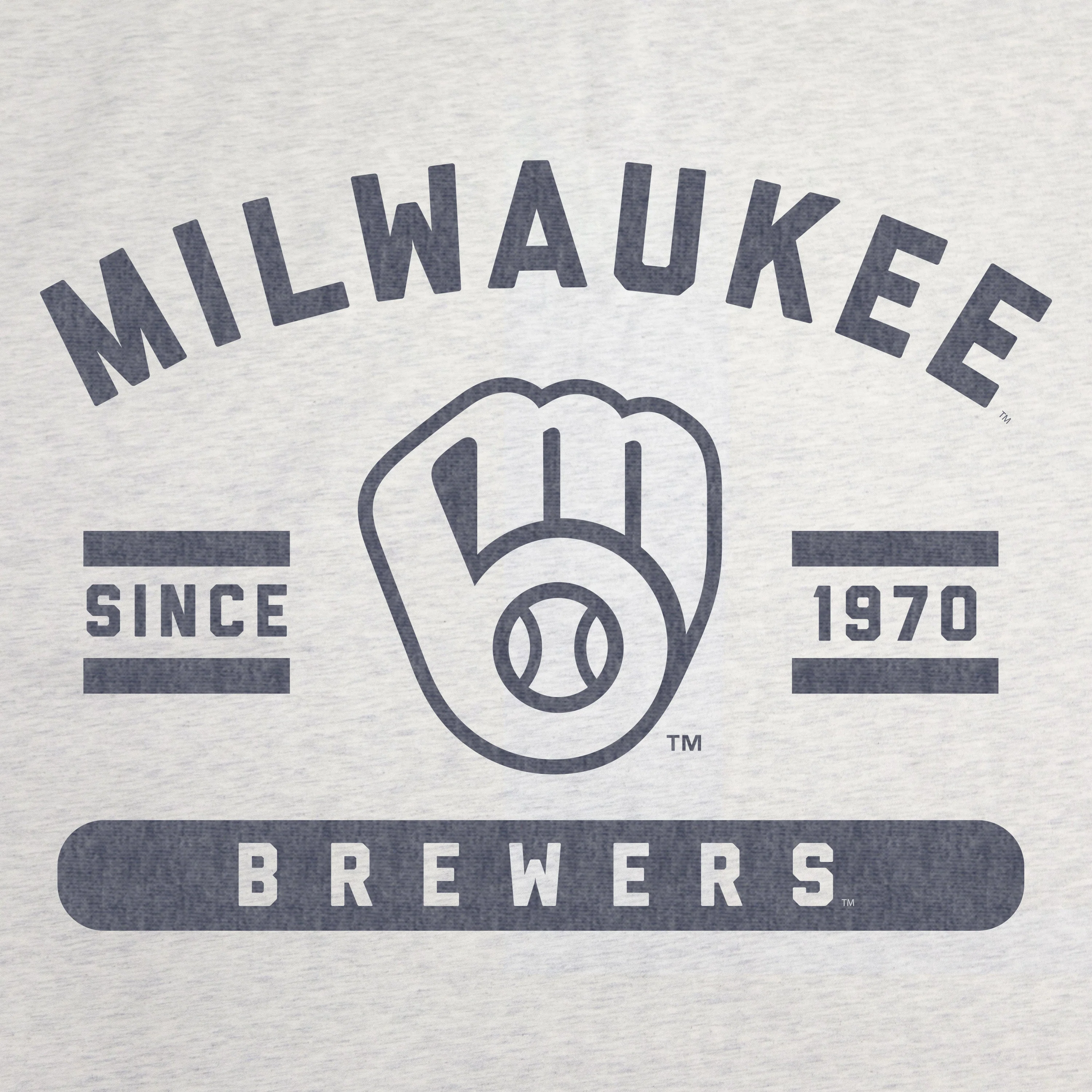 Milwaukee Brewers Oatmeal Sweatshirt Blanket - Image 3