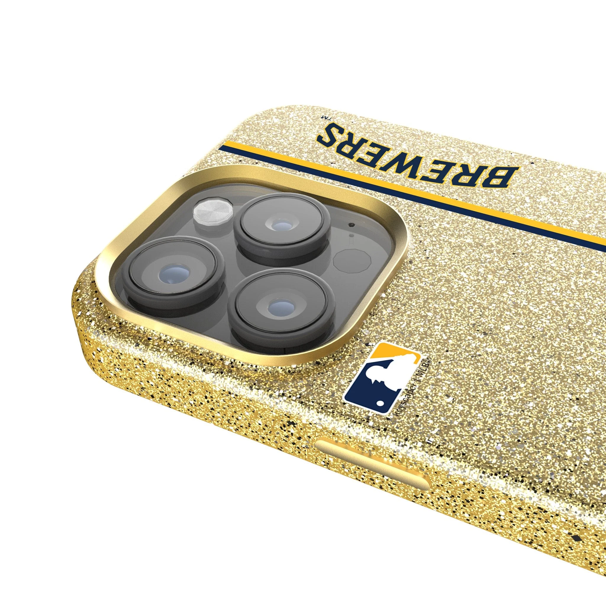 Milwaukee Brewers Sidebar Bling Phone Case - Image 4