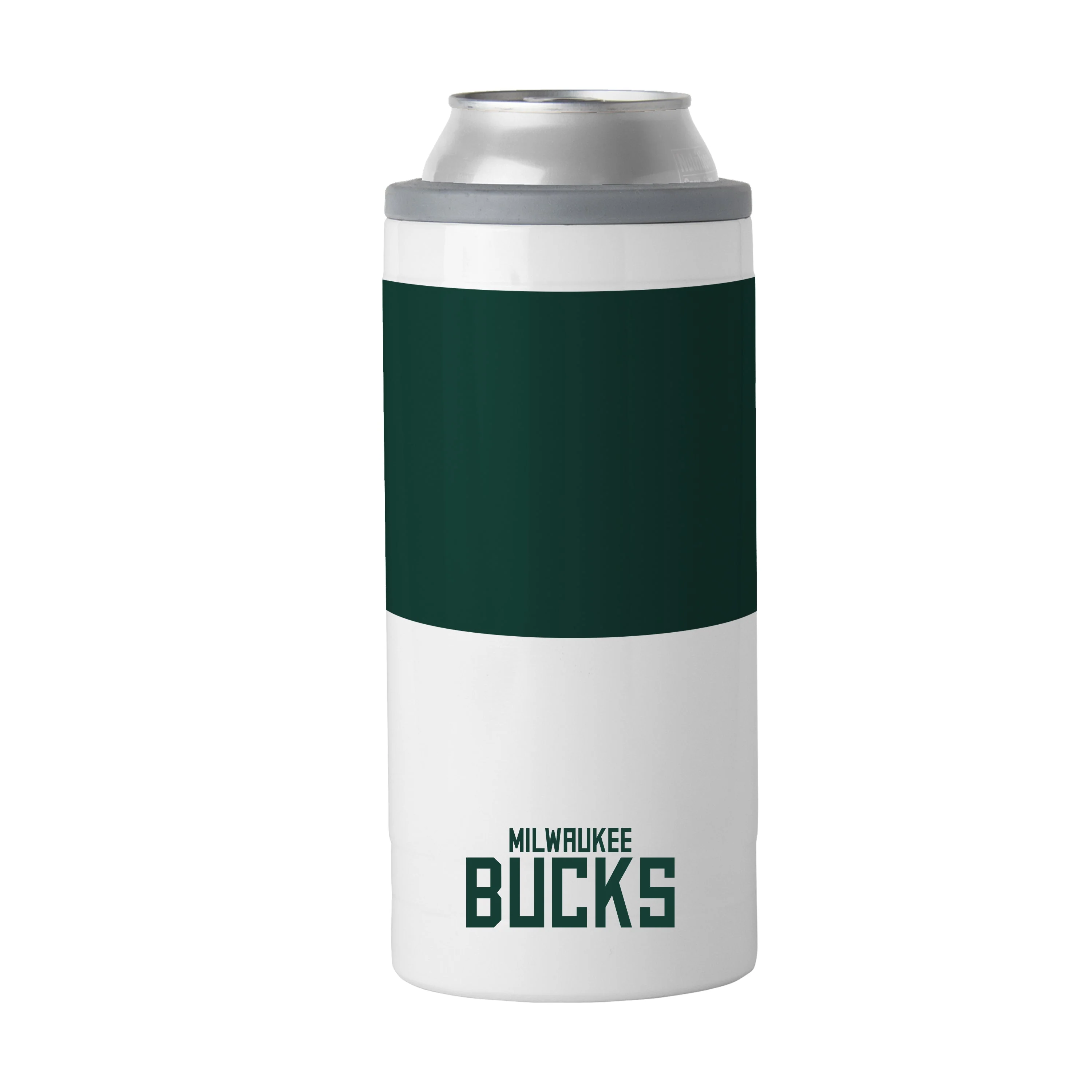 Milwaukee Bucks 12oz Colorblock Slim Can Coolie - Image 2