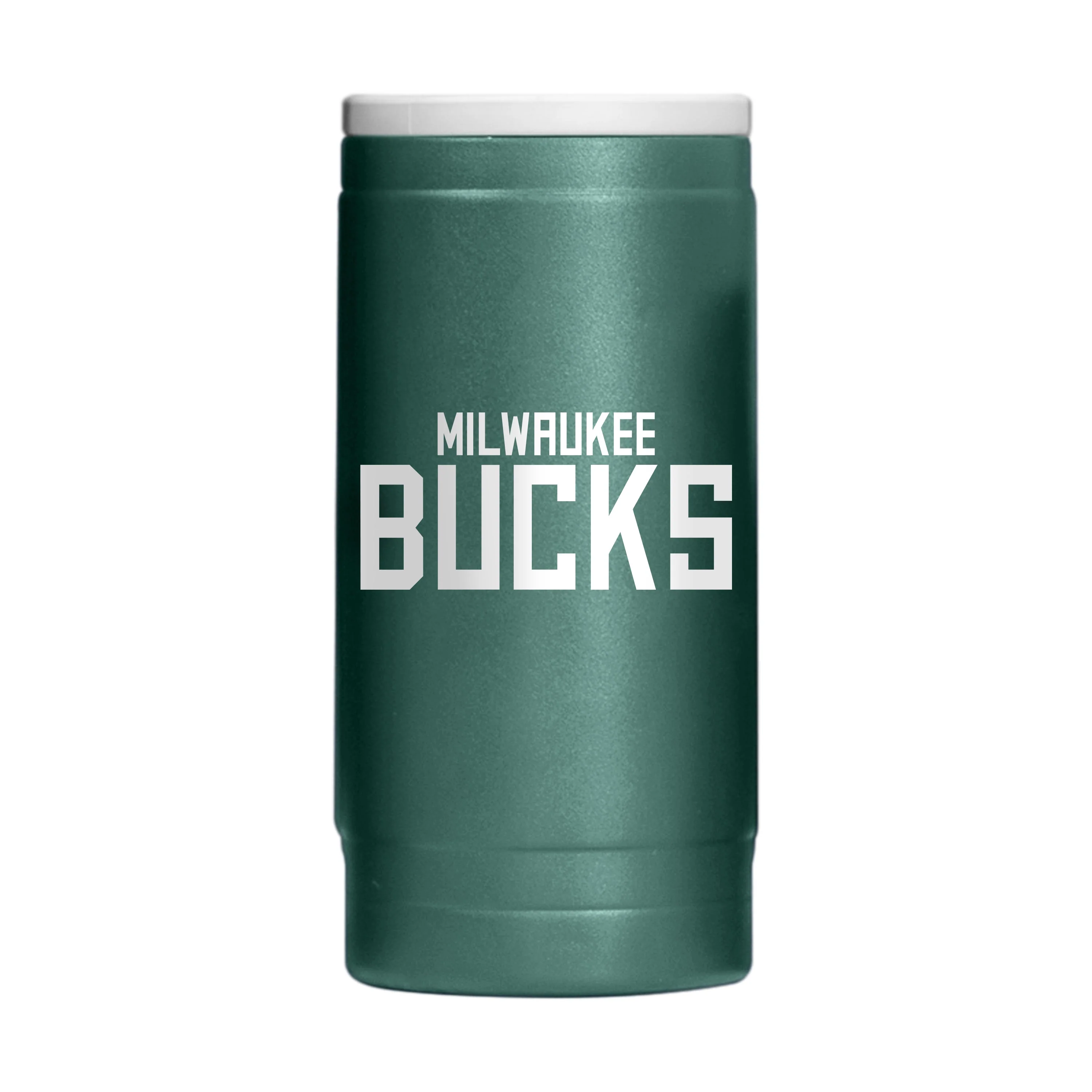 Milwaukee Bucks 12oz Flipside Powder Coat Slim Can Coolie - Image 2