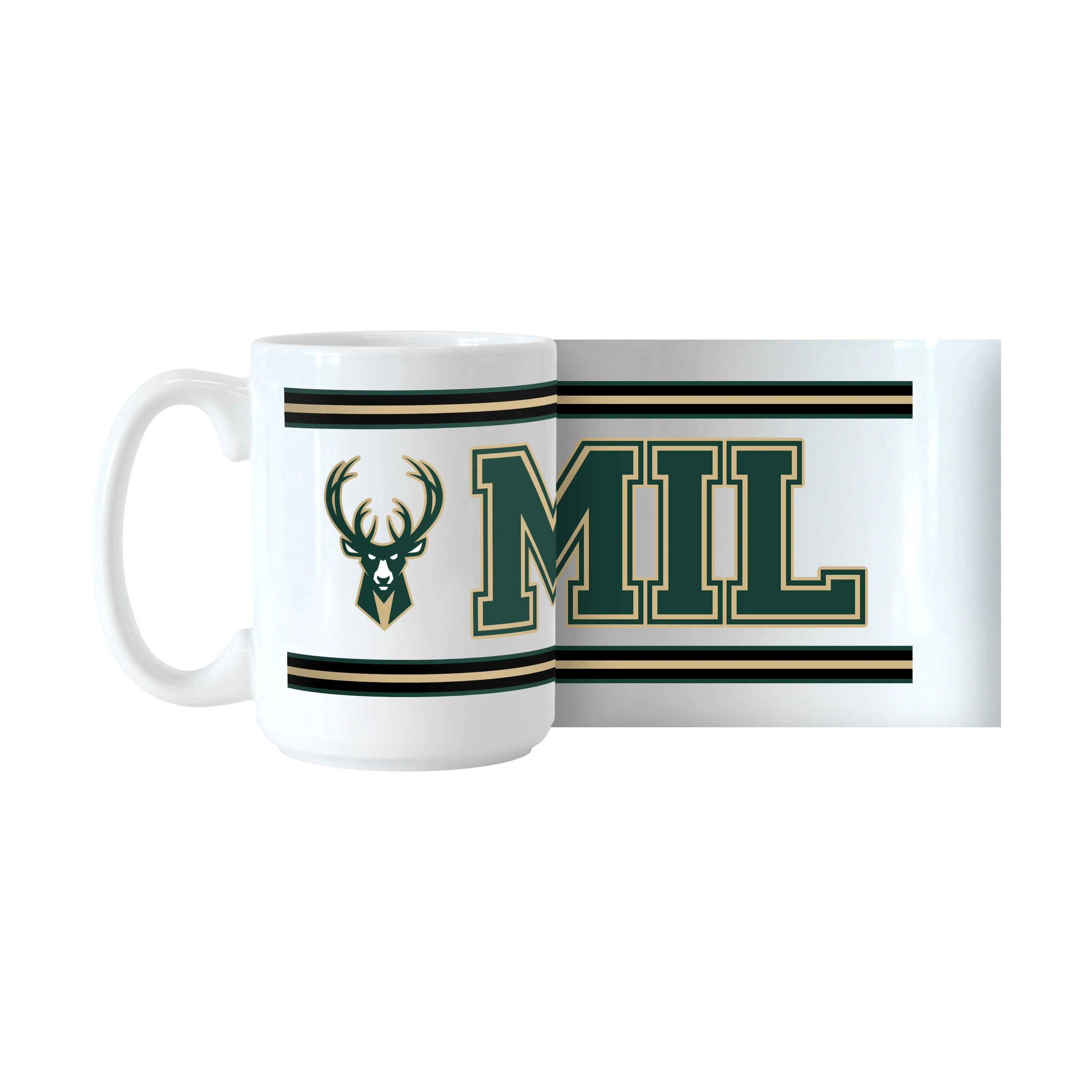 Milwaukee Bucks 15oz Overtime Stripe Sublimated Mug - Image 2