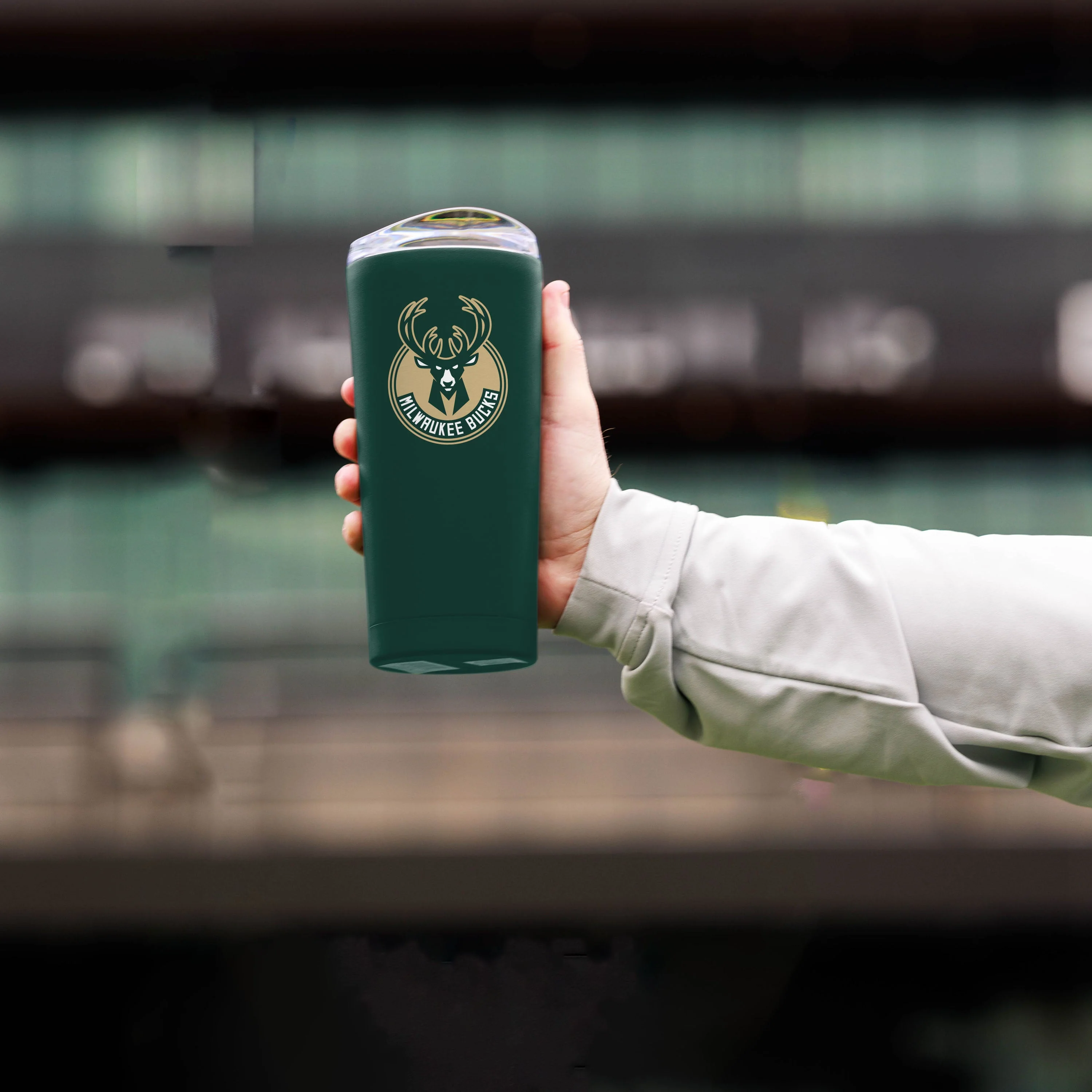 Milwaukee Bucks 20oz Flipside Powder Coat Tumbler - Image 3